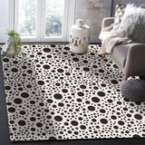 White dots Right Angle Felt Rugs - LeobonZone