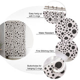 White dots Waterproof Durable Shower Curtain - LeobonZone