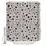 White dots Waterproof Durable Shower Curtain - LeobonZone