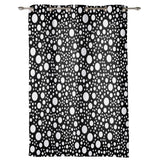 Black dots Blackout Window Curtains - LeobonZone