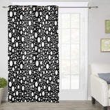 Black dots Blackout Window Curtains - LeobonZone