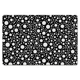 Black dots Leather Doormat - LeobonZone
