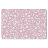 Pink Dots Leather Mat Soft Non-Slip Waterproof  Doormat - LeobonZone