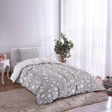 Grey dots comforter sets pillowcase - LeobonZone