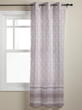 Pink Lace Pattern window curtains - LeobonZone