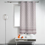 Pink Lace Pattern window curtains - LeobonZone