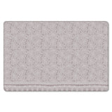 Pink Lace Pattern Leather Mat Soft Non-Slip Waterproof  Doormat - LeobonZone