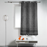 Brown Lace Pattern Window Curtains - LeobonZone