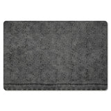 Brown Lace Pattern Leather Doormat - LeobonZone