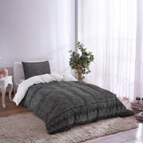 Brown Lace Pattern comforter sets pillowcase - LeobonZone