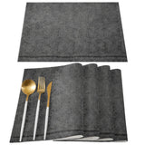 Brown Lace Pattern Personalized Table Placemats - LeobonZone