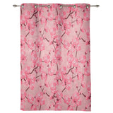 Japanese Cherry Blossom Blackout Window Curtains - LeobonZone