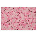 Japanese Cherry Blossom Leather Mat Soft Non-Slip Waterproof  Doormat - LeobonZone