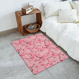 Japanese Cherry Blossom Leather Mat Soft Non-Slip Waterproof  Doormat - LeobonZone