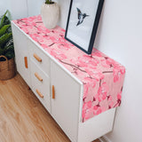 Japanese Cherry Blossom Rectangle Tablecloth - LeobonZone