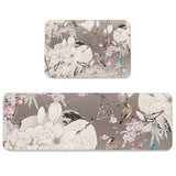 Flowers And Birds In China Circular Angle Felt Carpets Two piece set - LeobonZone