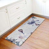 Chinese Ink Painting Leather Mat Soft Non-Slip Waterproof  Doormat - LeobonZone