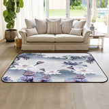 Chinese Ink Painting Sponge Rillet Rubber Rugs
