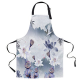 Chinese Ink Painting Personalized Canvas Apron - LeobonZone