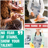Chinese Ink Painting Personalized Canvas Apron - LeobonZone