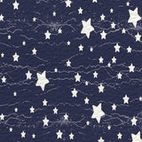 Dark Blue Star Leather Mat Soft Non-Slip Waterproof  Doormat - LeobonZone