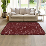 Retro Stars Sponge Rillet Rubber Rugs