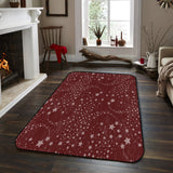 Retro Stars Sponge Rillet Rubber Rugs - LeobonZone