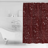 Retro Stars Waterproof Durable Shower Curtain - LeobonZone