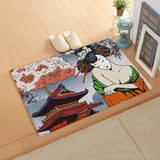 Japanese Artiste Leather Mat Soft Non-Slip Waterproof  Doormat - LeobonZone