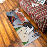 Japanese Artiste Leather Mat Soft Non-Slip Waterproof  Doormat - LeobonZone