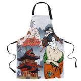 Japanese Artiste Personalized Canvas Apron - LeobonZone
