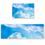 Blue Sky Right Angle Felt Doormat Two piece set - LeobonZone