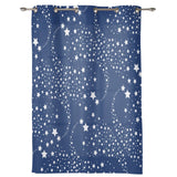 Blue Meteor Windows Curtains Blackout Window Curtains - LeobonZone
