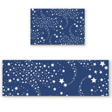 Blue meteor Right Angle Felt Doormat Two piece set - LeobonZone