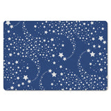 Blue meteor Leather Mat Soft Non-Slip Waterproof  Doormat - LeobonZone