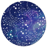 Beautiful Starry Sky Circular Felt Rugs - LeobonZone