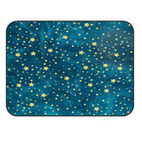 Bronze Beautiful Blue Stars Sponge Rillet Rubber Rugs - LeobonZone
