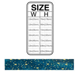 Right Angle Bronze Beautiful Blue Stars Rectangle Tablecloth - LeobonZone