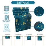 Bronze Beautiful Blue Stars Table Runner Place Mats - LeobonZone