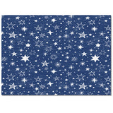 Beautiful Blue Stars Right Angle Felt Rugs - LeobonZone