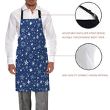 Beautiful Blue Stars Personalized Canvas Apron - LeobonZone