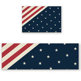 Flag of the United States Right Angle Felt Doormat Two piece set - LeobonZone