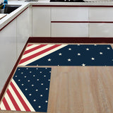 Flag of the United States Right Angle Felt Doormat Two piece set