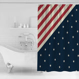 Flag of the United States Waterproof Durable Shower Curtain
