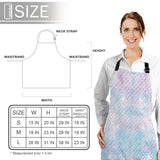 Light Pink Mermaid Scales Personalized Canvas Apron - LeobonZone