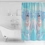 Blue beautiful Mermaid Shower Curtain