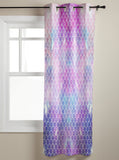 Pink Mermaid Scales Blackout Window Curtains - LeobonZone