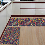 Traditional Pattern Right Angle Felt Doormat Two piece set - LeobonZone