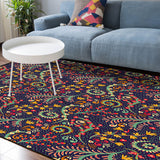 Traditional Pattern Sponge Rillet Rubber Rugs - LeobonZone