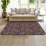 Traditional Pattern Sponge Rillet Rubber Rugs